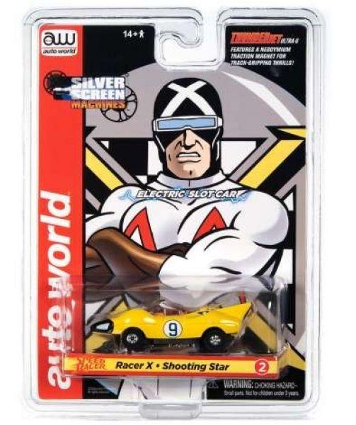 Speed Racer Shooting star Racer X, gelb, 1/64, Autoworld SC372B