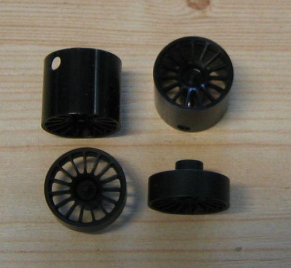 Design Felgen black Satz (4pcs) 18,5mm 1/24