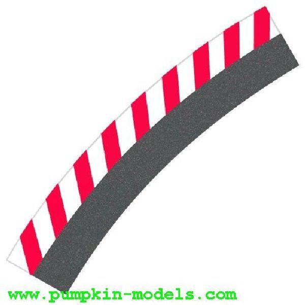 Aussenrandstreifen Kurve 3/30 fuer  6-spurigen Ausbau, Carrera 20020563