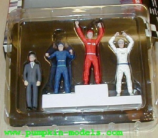 Siegerpodest mit Figuren