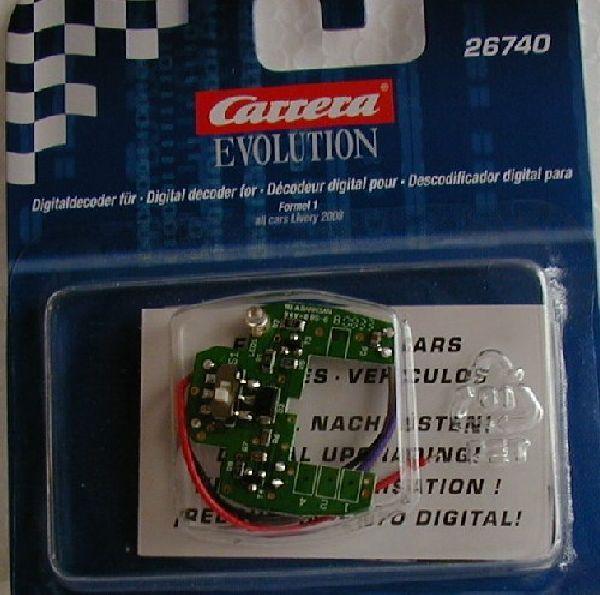 Digital-Decoder for  Formel1 Fahrzeuge, 1/32, Carrera 26740