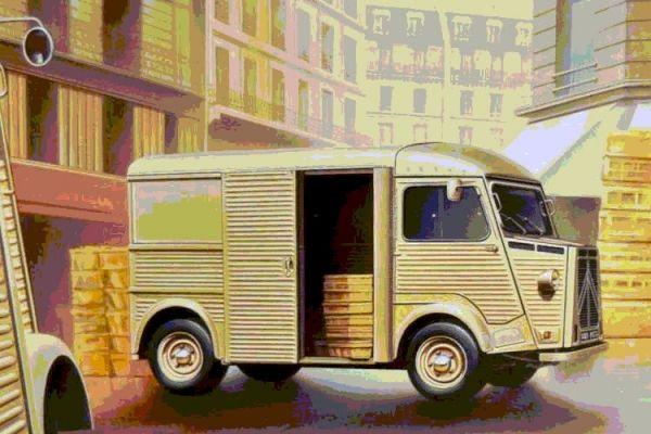 Citroen H Transporter, 1:24, Ebbro 25007