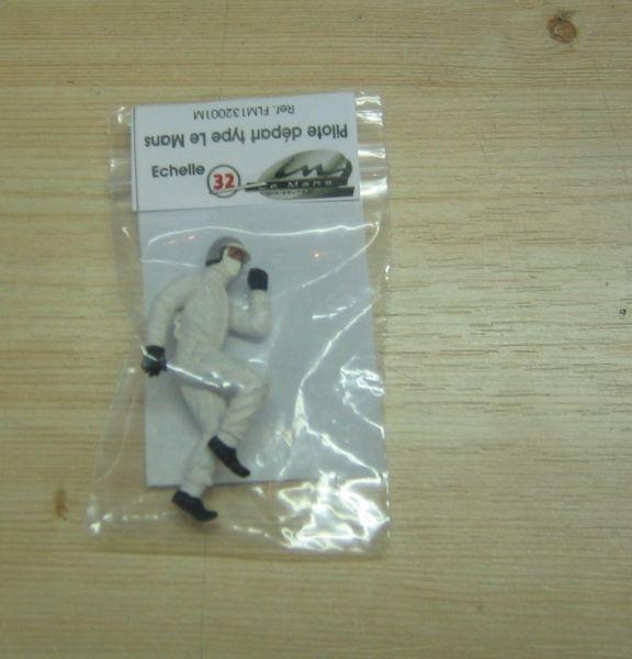 Figur Rennfahrer 60-70er Jahre laufend, 1/32, LeMans Miniatures FLM132001M