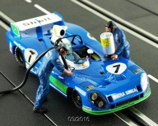 Figur Rene Mechaniker mit Benzinschlauch, 1/32, LeMans Miniatures FLM132033M