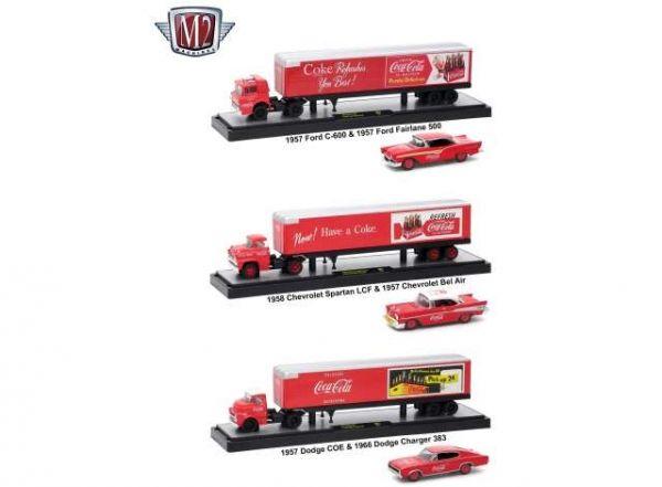 Coca Cola Truck , 1/64, M2 Machines M2-56000-50B01c