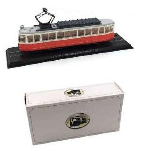 1957 Simmering-Graz-Pauker Tram, red/white, 1/87, Magazine Models Tram17001