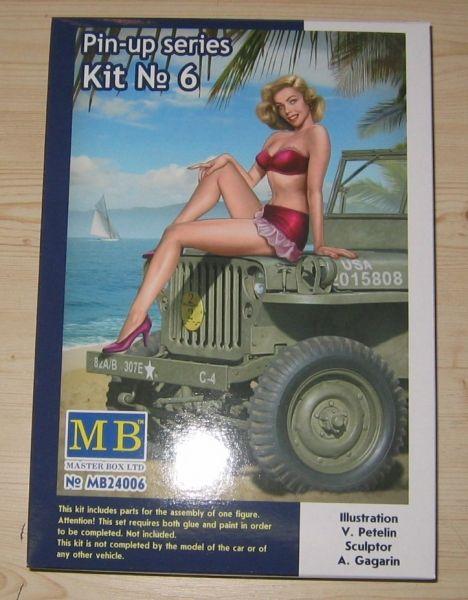 Pin-up series, Kit No. 6  Samantha, 1/24, Master Box 24006