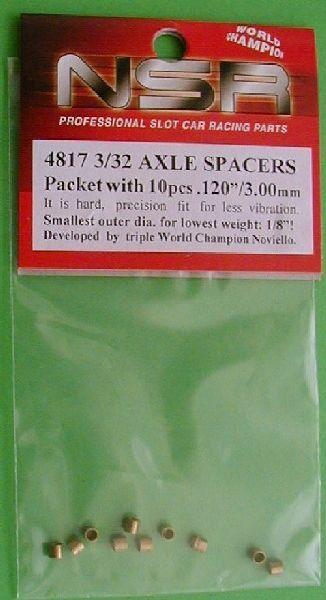 3/32 Axle Spacers 3mm, NSR4817