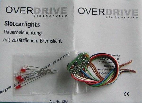 Dauerbeleuchtung mit zusuetzlichen Bremslicht, OVD XB2