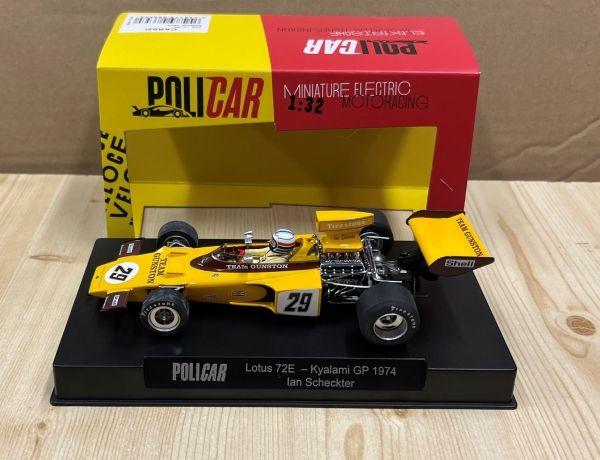 Lotus 72E Classic Formula Kyalami 1974 No. 29, Ian Scheckter, 1/32 POLICAR PCCAR02I