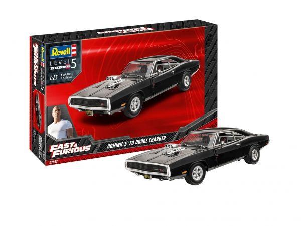 Fast & Furious - Dominics 1970 Dodge Charger, 1/25, Revell DE 07693