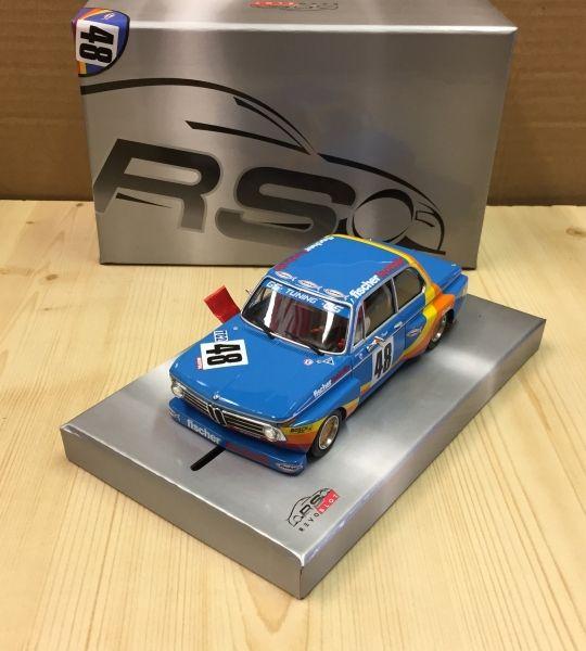 BMW 2002ti Fischer n.48, 6h Spa Classic 2017, Restiling DRM 1976, 1/32, RevoSlot RS0178
