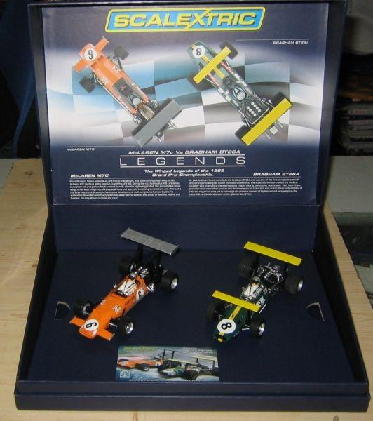 Winged Legends Brabham BT26A & McLaren M7C - Scalextric C3589A