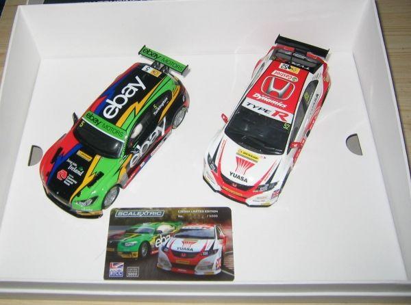 BTCC Champions 2014, Twin Pack - BMW 125 Series 1 & Honda Civic, Limited Edition, Scalextric C3694A