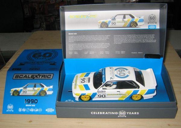 Scalextric 60th Anniversary Collection - 1990s, BMW E30 M3 Limited Edition, 1/32, Scalextric C3829A