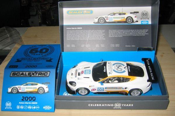 Scalextric 60th Anniversary Collection - 2000s, Aston Martin DBR9, Limited Edition, 1/32, Scalextric C3830A