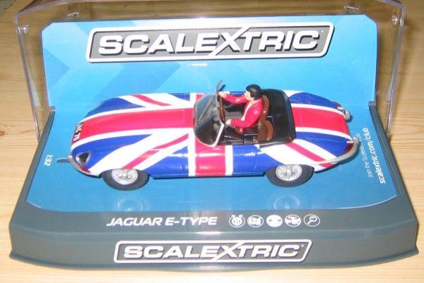 Jaguar E-Type Union Jack, Scalextric C3878