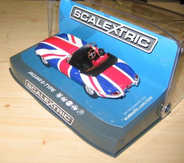 Jaguar E-Type Union Jack, Scalextric C3878