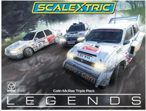 Colin McRae - Triple Car Pack,  Scalextric C4612A