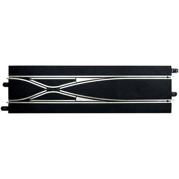 Digital Doppelweiche, Sport-Gerade 525mm Spurwechsel, Scalextric 7036