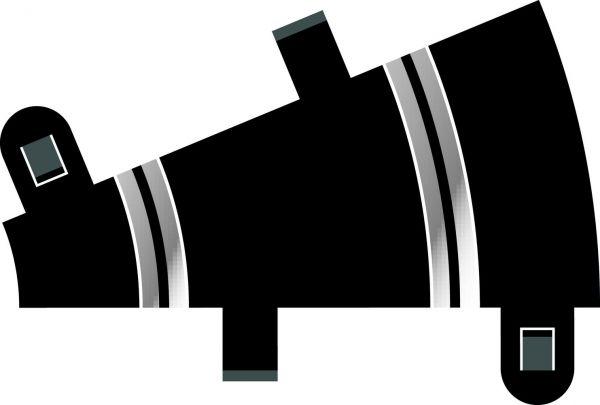 Sport Schiene Kurve R1 22,5 Grad, (2), Scalextric C8278