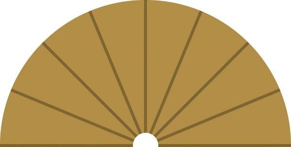 Sport-Schiene: Innenrandstreifen 180ue Radius 1 - 2pz , Scalextric C8279