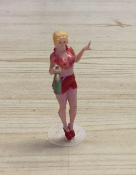 Muedchen mit Sektflasche, 1/32, Figur Sekt