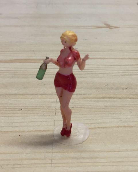 Muedchen mit Sektflasche, 1/32, Figur Sekt
