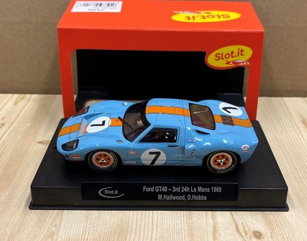 Ford GT40 Le Mans 1969 No. 7, 1/32, SlotIt SICA18G