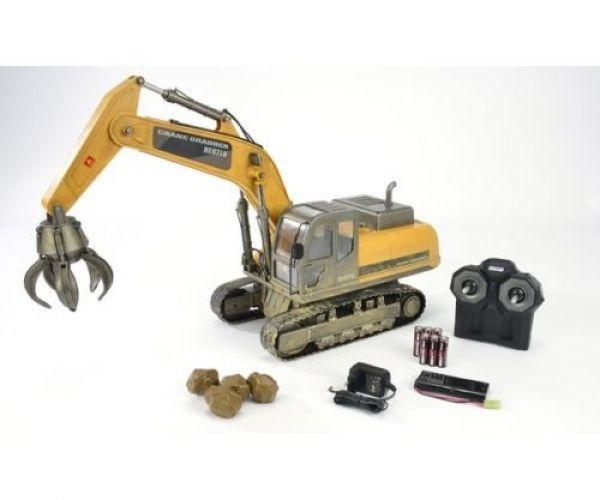 Raupenbagger mit Greifer 2.4 GHz 100% RTR,  1:12, Carson 500907245