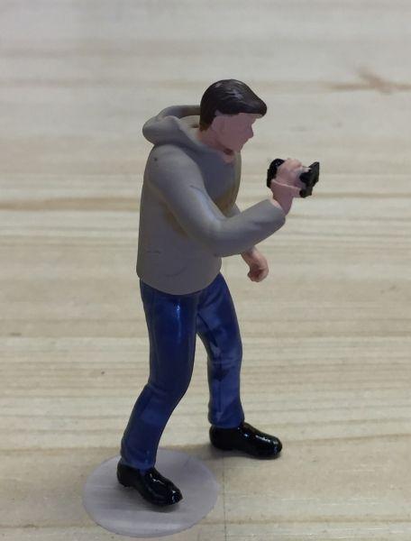 Mann mit Videokamera, 1/32, Figur Video