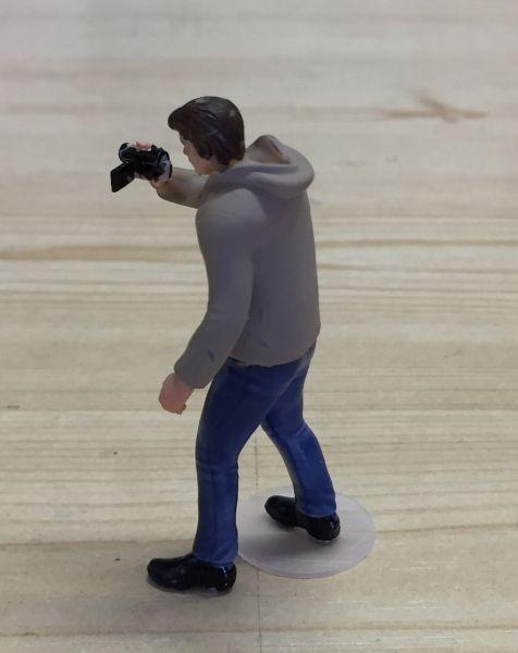 Mann mit Videokamera, 1/32, Figur Video