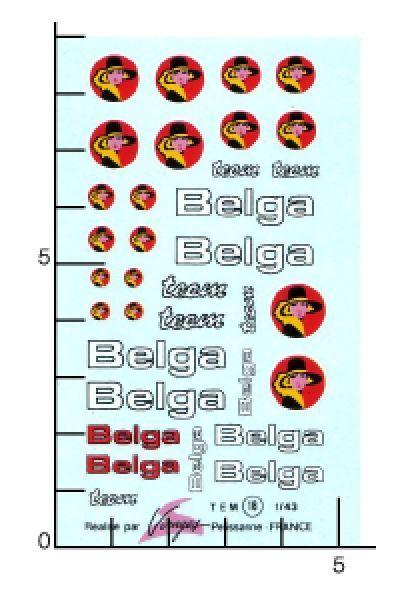 Virages Decal BELGA - 1/43, VIR018