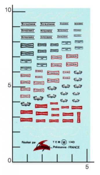 Virages Decal FIRESTONE - 1/43, VIR050