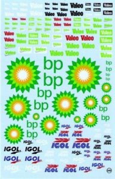Virages Decal  BP IGOL VALEO - 1/43, 1/32, 1/24, 1/18 - VIR240