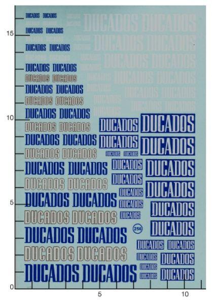 Virages Decal DUCADOS