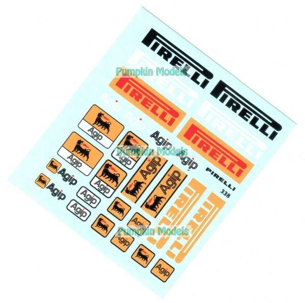 Virages Decal Pirelli, AGIP 1/18, VIR338