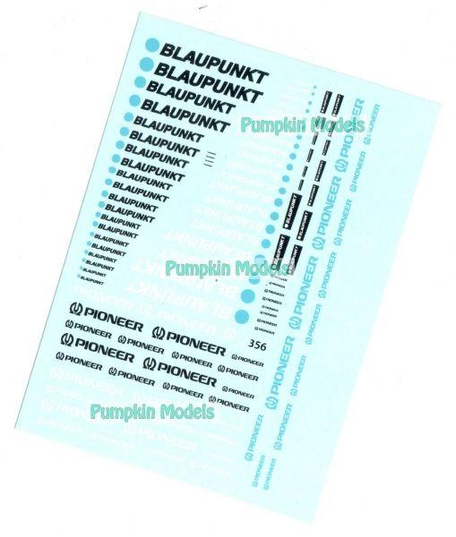 Virages Decal Blaupunkt, Pioneer, 1/43 - 1/18, VIR356