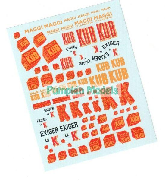 Virages Decal Bouillon KUB MAGGI 1/43 - 1/24, Virages 379