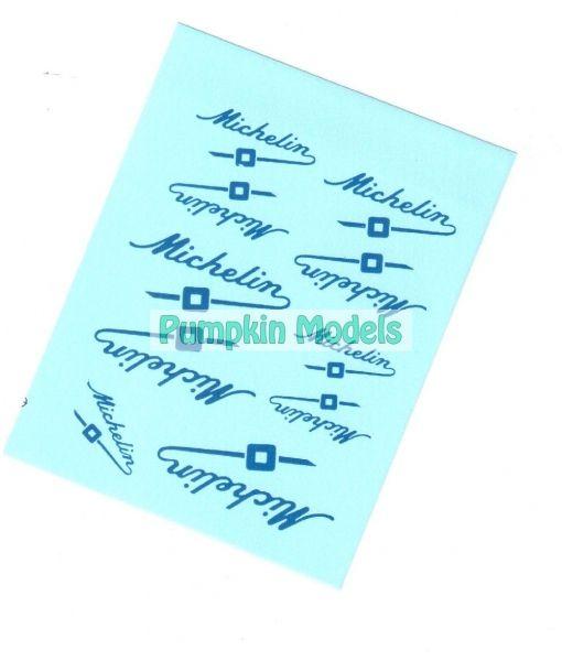 Virages Decal MICHELIN Schriftzug alt, 1/24, 1/18, Virages 405