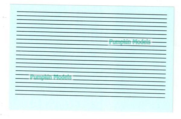 Virages Decal Stripes black 1mm, Virages 434