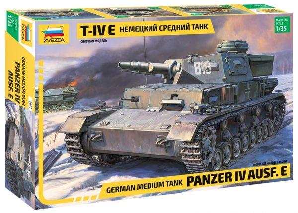 Panzer IV Ausf.E, German medium Tank. 1/35, Zvezda 3641