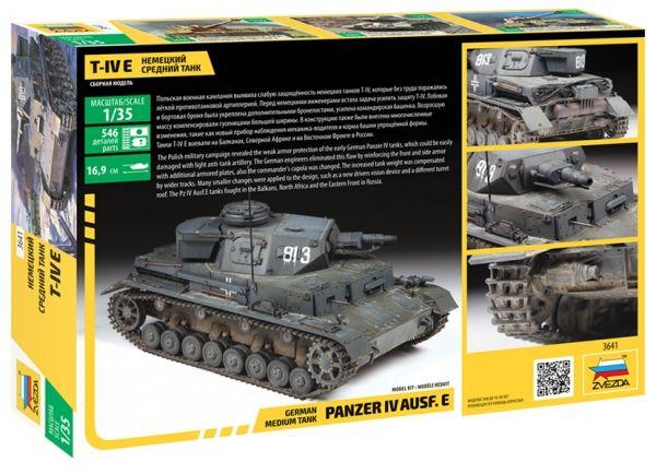 Panzer IV Ausf.E, German medium Tank. 1/35, Zvezda 3641