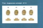 Motorritzel 13Z Anglewinder (ue7,5mm), 2 Stk., NSR 7113