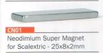 Fahrwerksmagnet 25x8x2mm Neodymium f.Slotcars 1:32 SCALEXTRIC u.ue., SlotIt SICN01