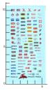 Virages Decal NASCAR STICKERS - 1/43, VIR045