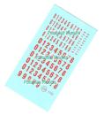 Virages Decal ZAHLEN orange 1/43, Virages 396